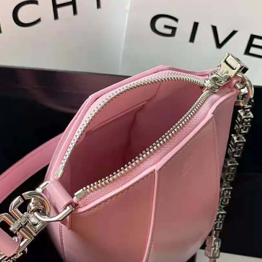 Givenchy Mini Antigona Vertical Bag in Box Leather for Women in Pink