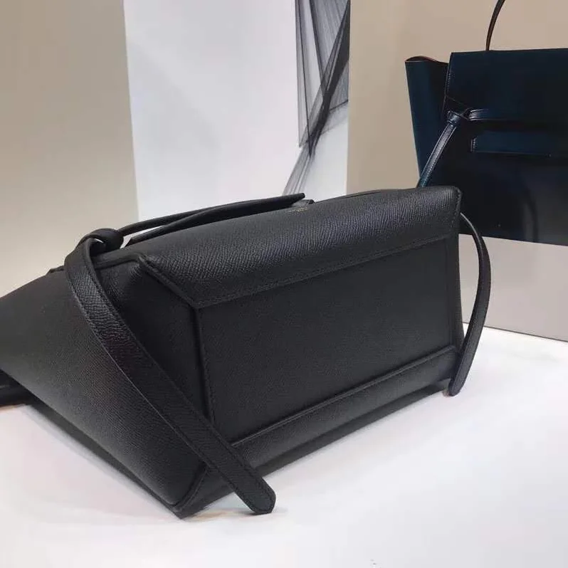 Celine Micro Belt Bag in Grained Calfskin for Women in Black Celine Micro Belt Bag in Grained Calfskin for Women in Black