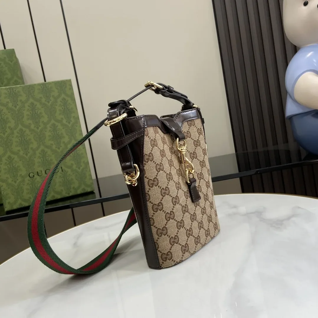 Gucci Original GG Small Bucket Bag Beige / Gucci Original GG Small Bucket Bag Beige /