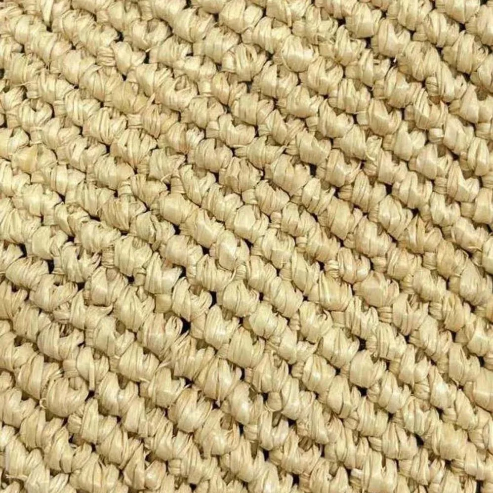 Loewe Mini Slit Bag in Raffia and Calfskin for Women in Beige