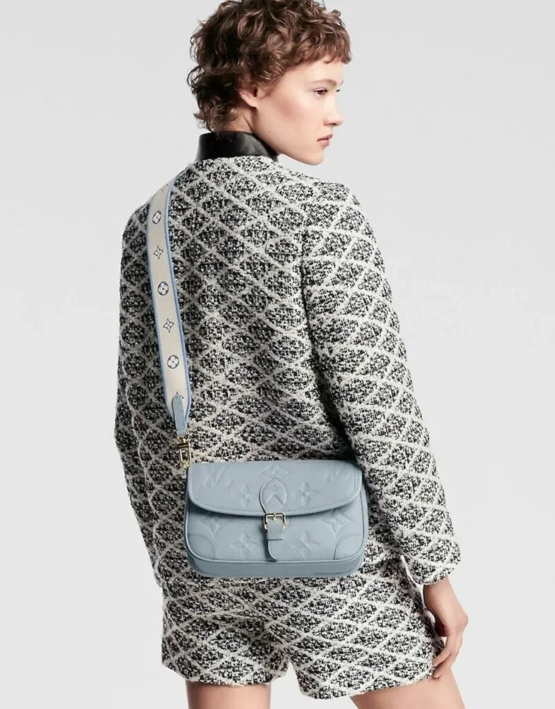 Louis Vuitton Diane Monogram Empreinte Blue / Louis Vuitton Diane Monogram Empreinte Blue /