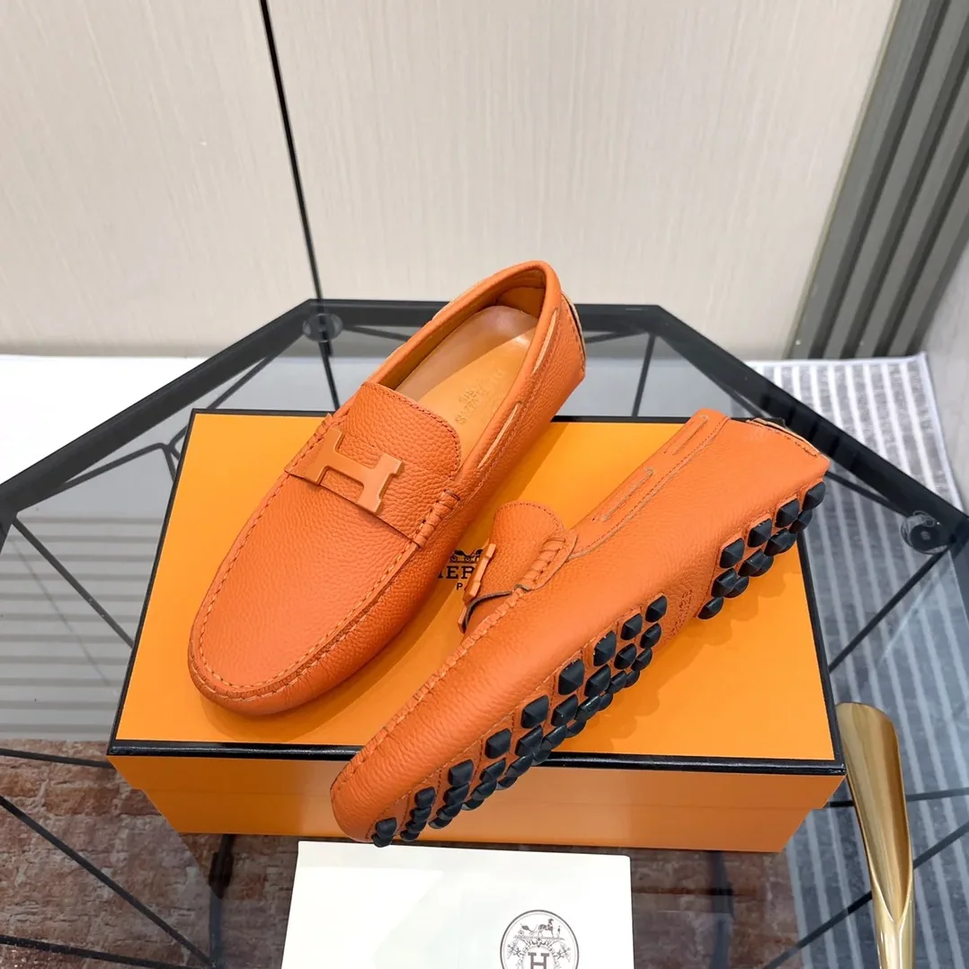 Hermes Irving Loafer Orange Hermes Irving Loafer Orange