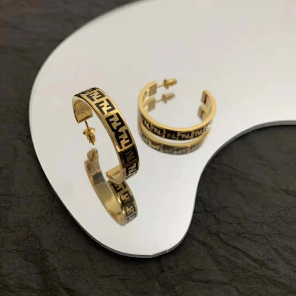 Fendi Forever Fendi Earrings Gold for Women in coloured