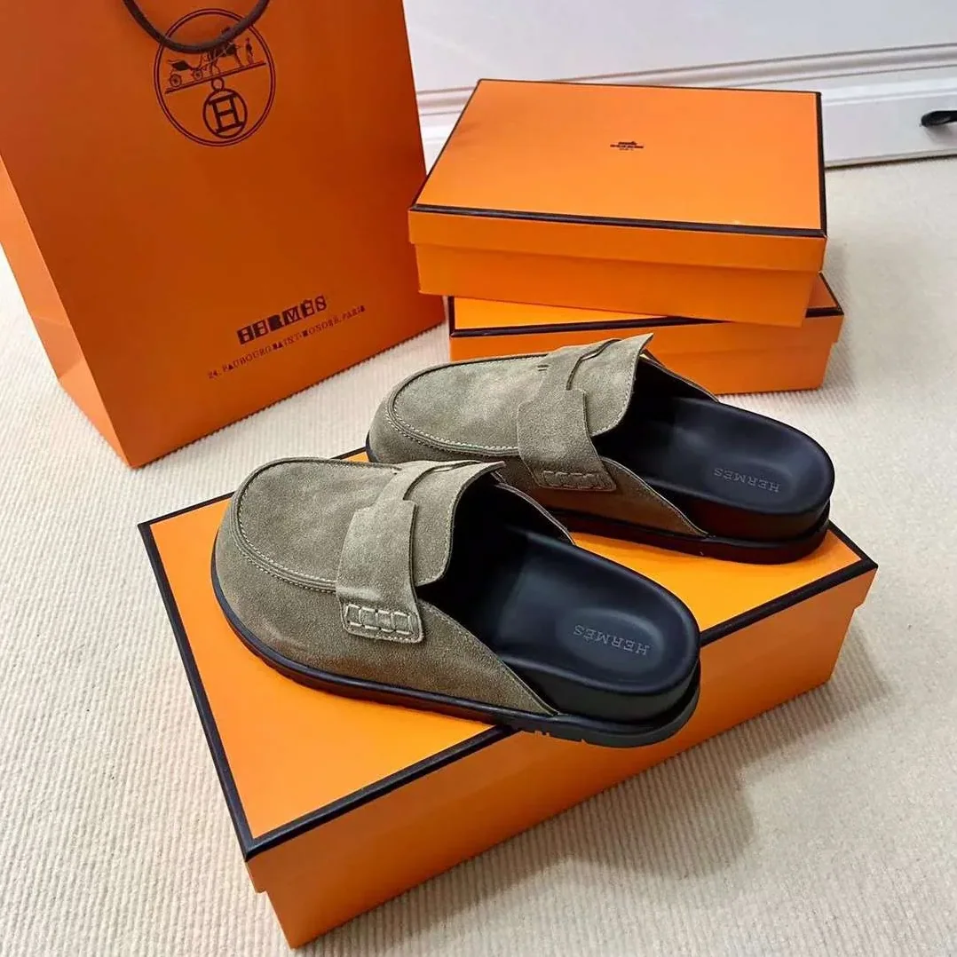 Hermes Go Mule Green