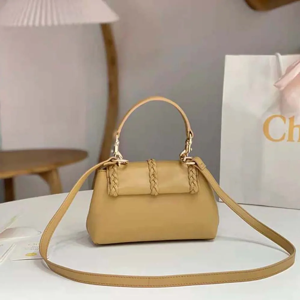 Chloé Penelope Mini Soft Shoulder Bag for Women in Brown