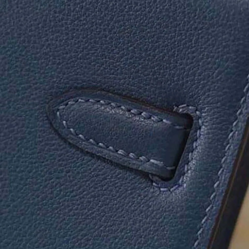 Hermes Kelly Depeches 25 Pouch for Men in Navy