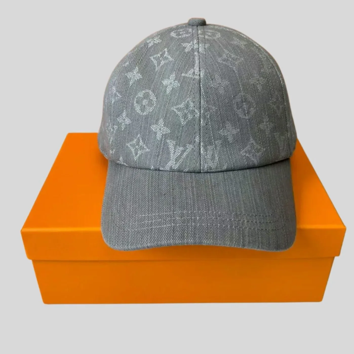 Louis Vuitton Denim Cap Grey