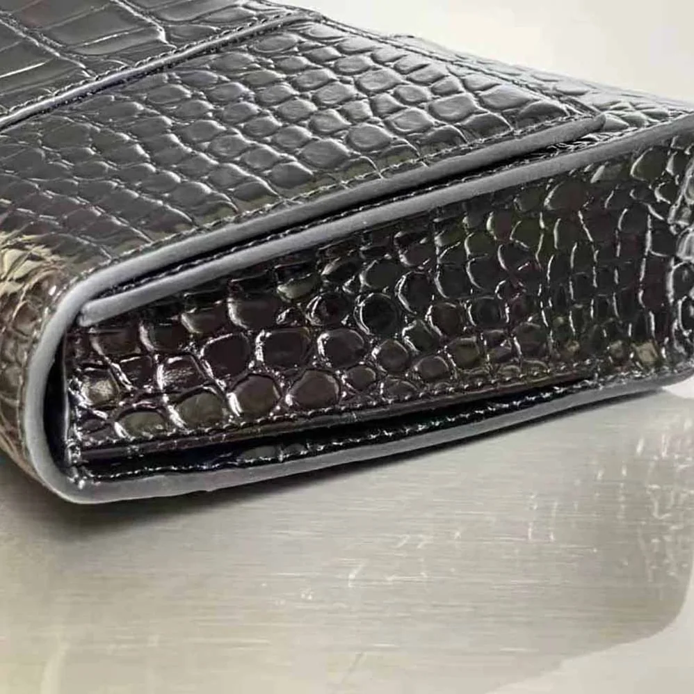 Balenciaga Hourglass Stretched Top Handle Bag in Black for Women