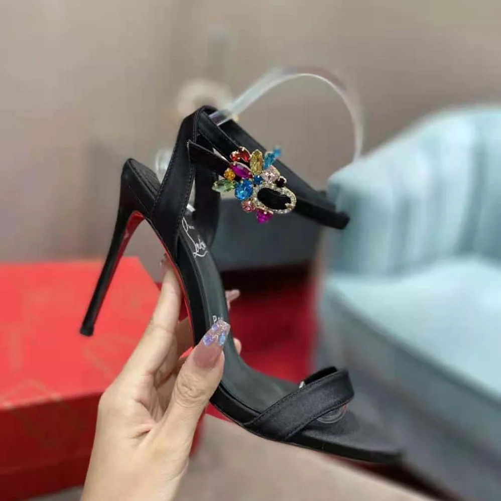 Christian Louboutin Goldie Joli 100 mm Heel Height for Women in Black