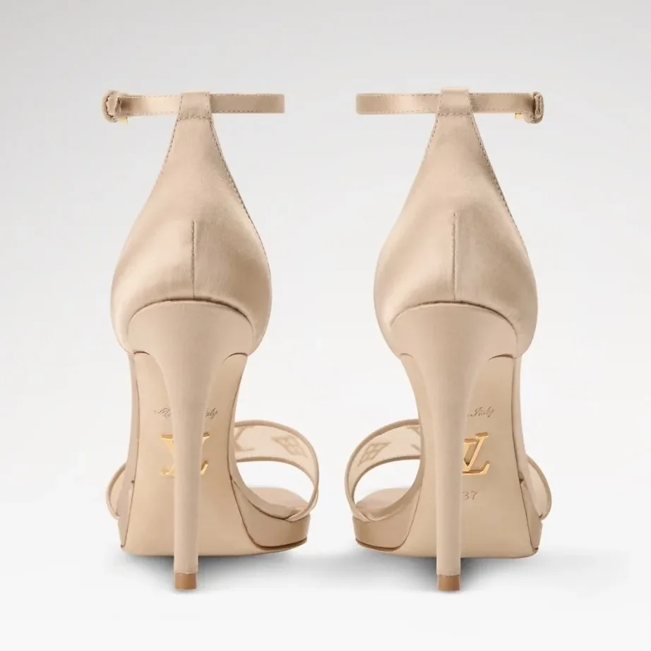 Louis Vuitton Gala Platform Sandals Nude 1AJM52 Louis Vuitton Gala Platform Sandals Nude 1AJM52