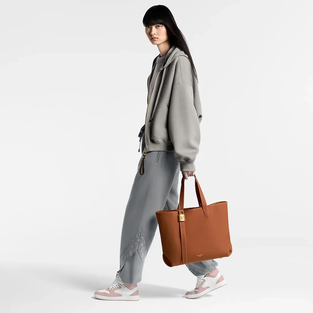 Louis Vuitton Low Key Cabas MM Bag Cognac Brown /