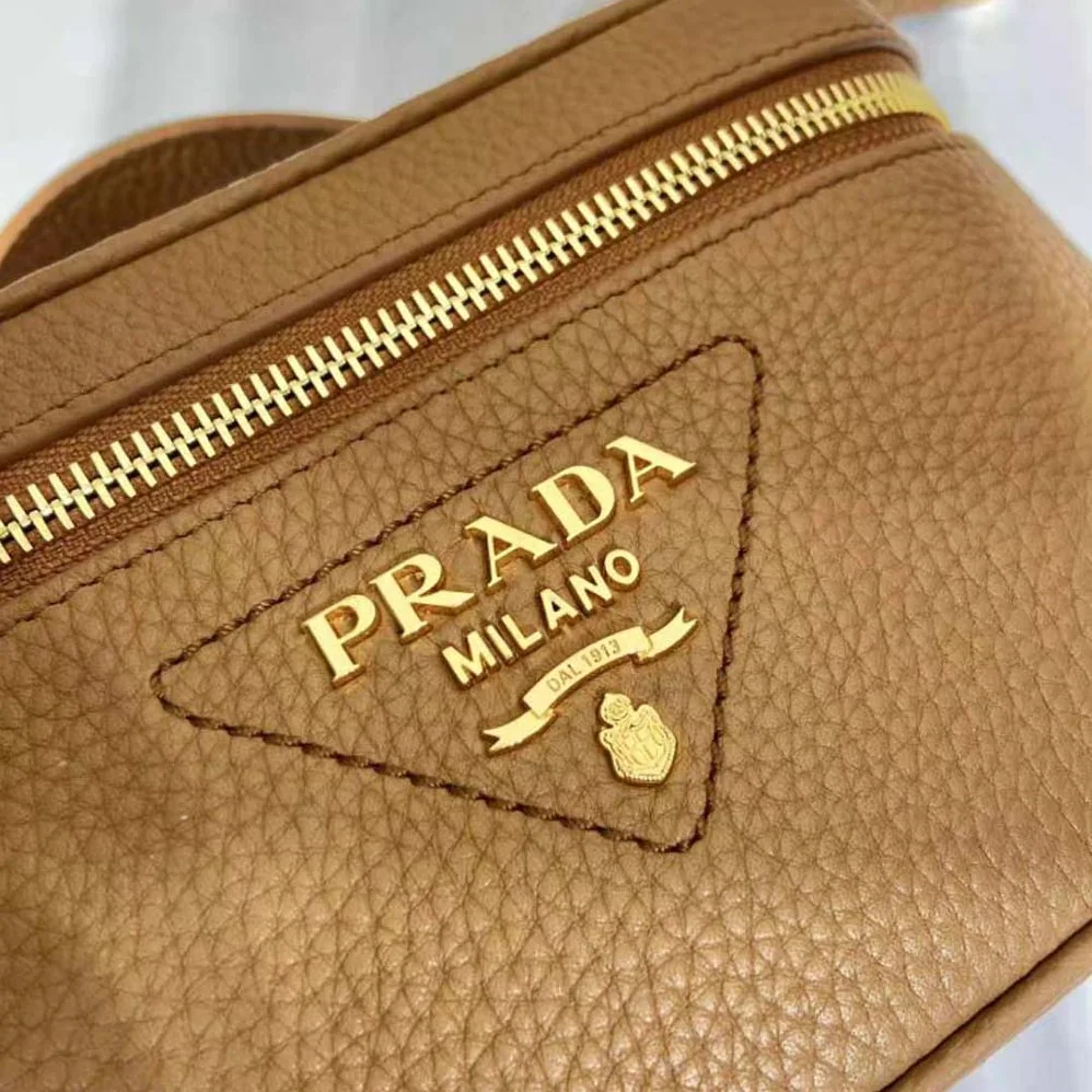 Prada Leather Mini-Bag for Women in Brown