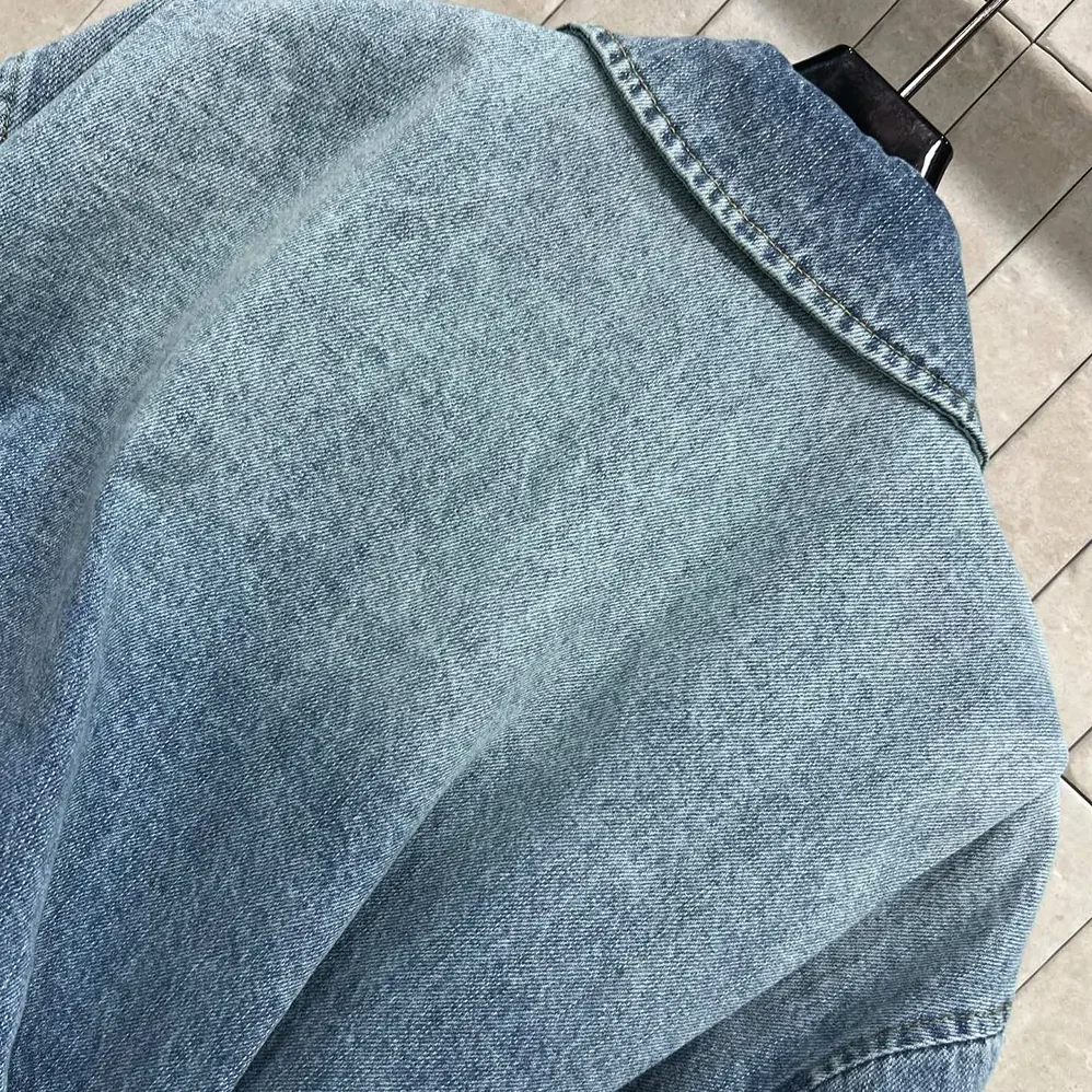 Loewe Draped Jacket In Denim for Men in Indigo Blue Loewe Draped Jacket In Denim for Men in Indigo Blue