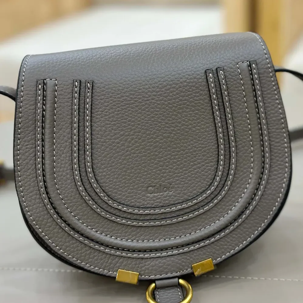 Chloe Small Marcie Saddle Bag is Crafted Leather for Women Chloe Small Marcie Saddle Bag is Crafted Leather for Women