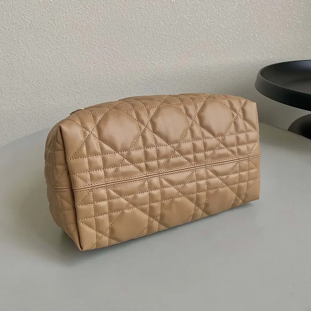 Dior Medium Dior Toujours Bag Medium Tan Macrocannage Calfskin for Women