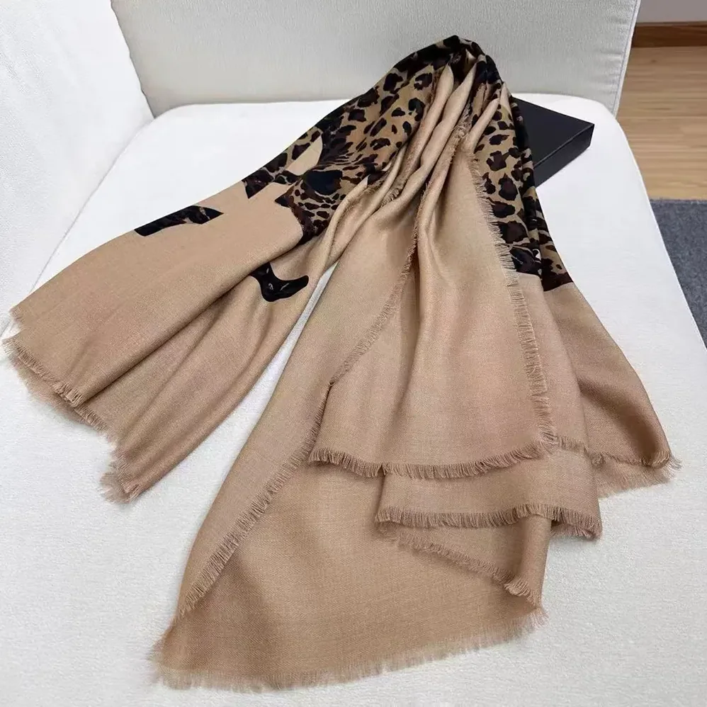 Saint Laurent YSL Cassandre Square Scarf In Wool Twill for Women Saint Laurent YSL Cassandre Square Scarf In Wool Twill for Women