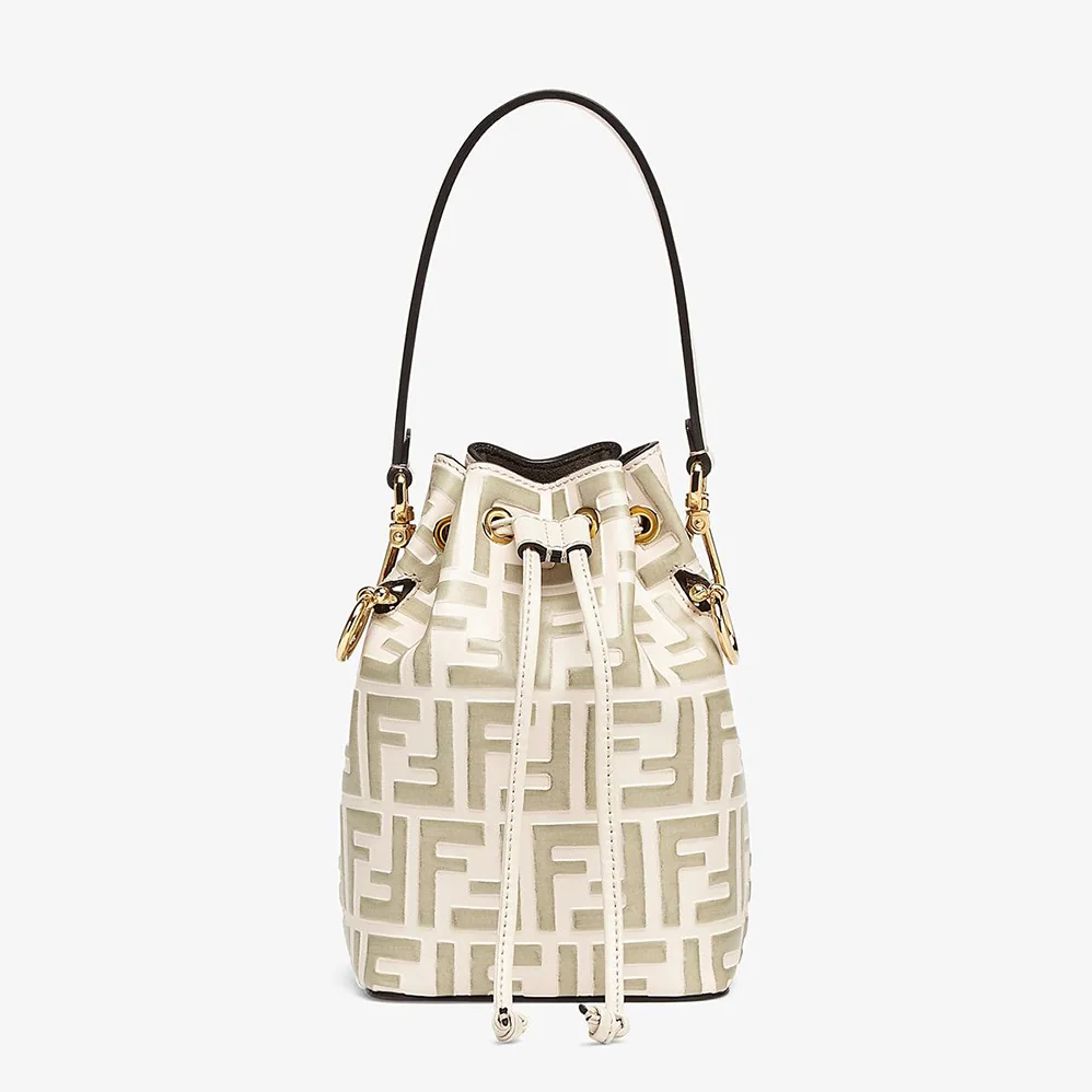 Fendi Mon Tresor Beige Leather Mini for Women in Bag Fendi Mon Tresor Beige Leather Mini for Women in Bag