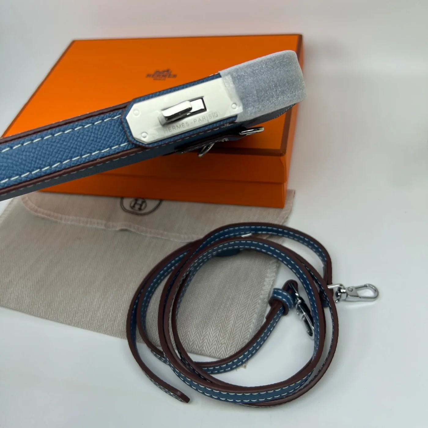 Hermes Hac A Box Phone Case Blue / Hermes Hac A Box Phone Case Blue /