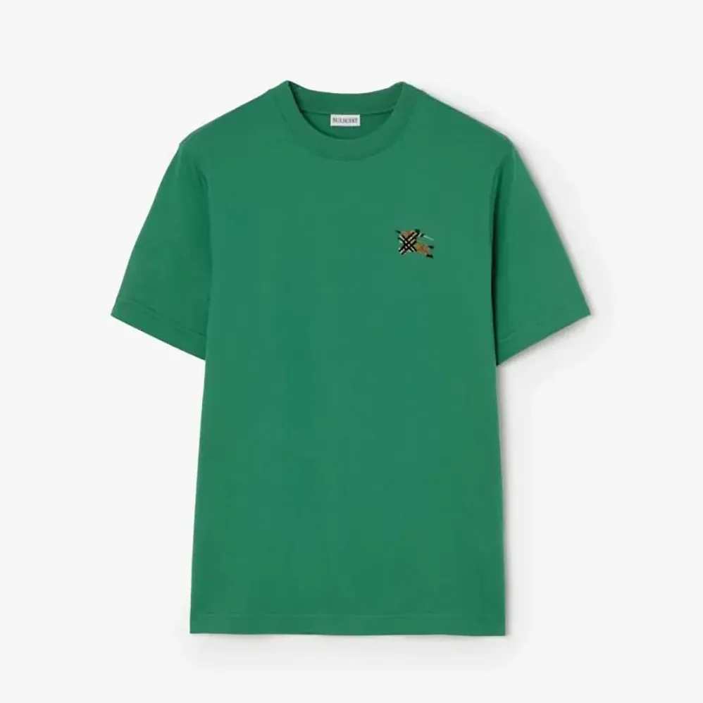 Burberry Knight Cotton T-shirt for Women in Green