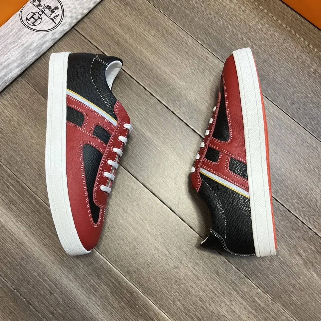 Hermes Boomerang Sneaker Red Hermes Boomerang Sneaker Red