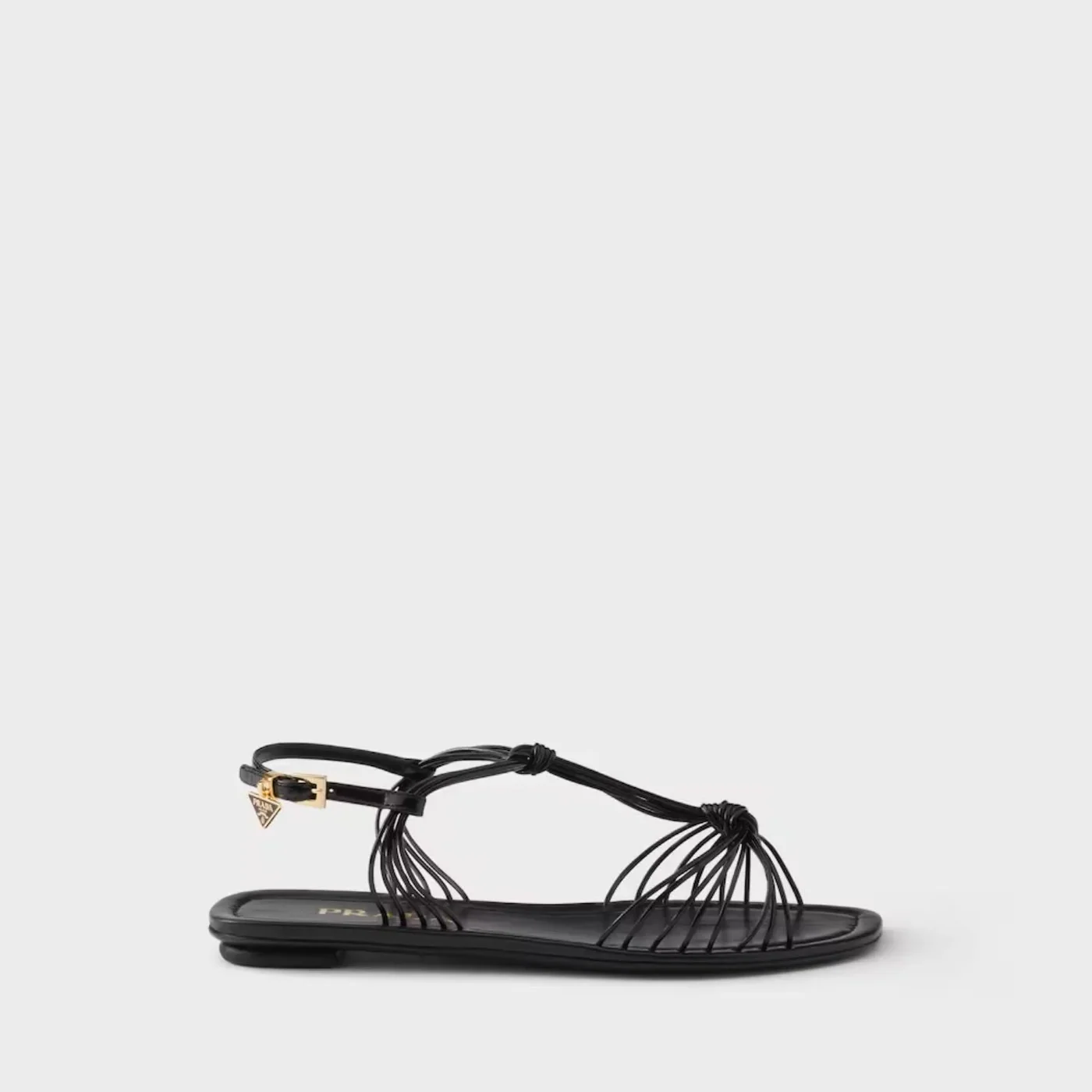 Prada Patent Leather Sandals Black 1X407O_069_F0002_F_005