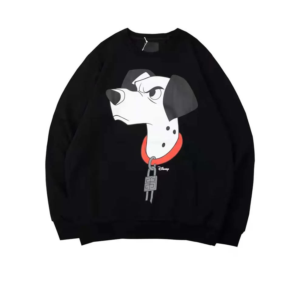Givenchy Slim Fit 101 Dalmatians Sweatshirt in Embroidered Felpa for Women Givenchy Slim Fit 101 Dalmatians Sweatshirt in Embroidered Felpa for Women