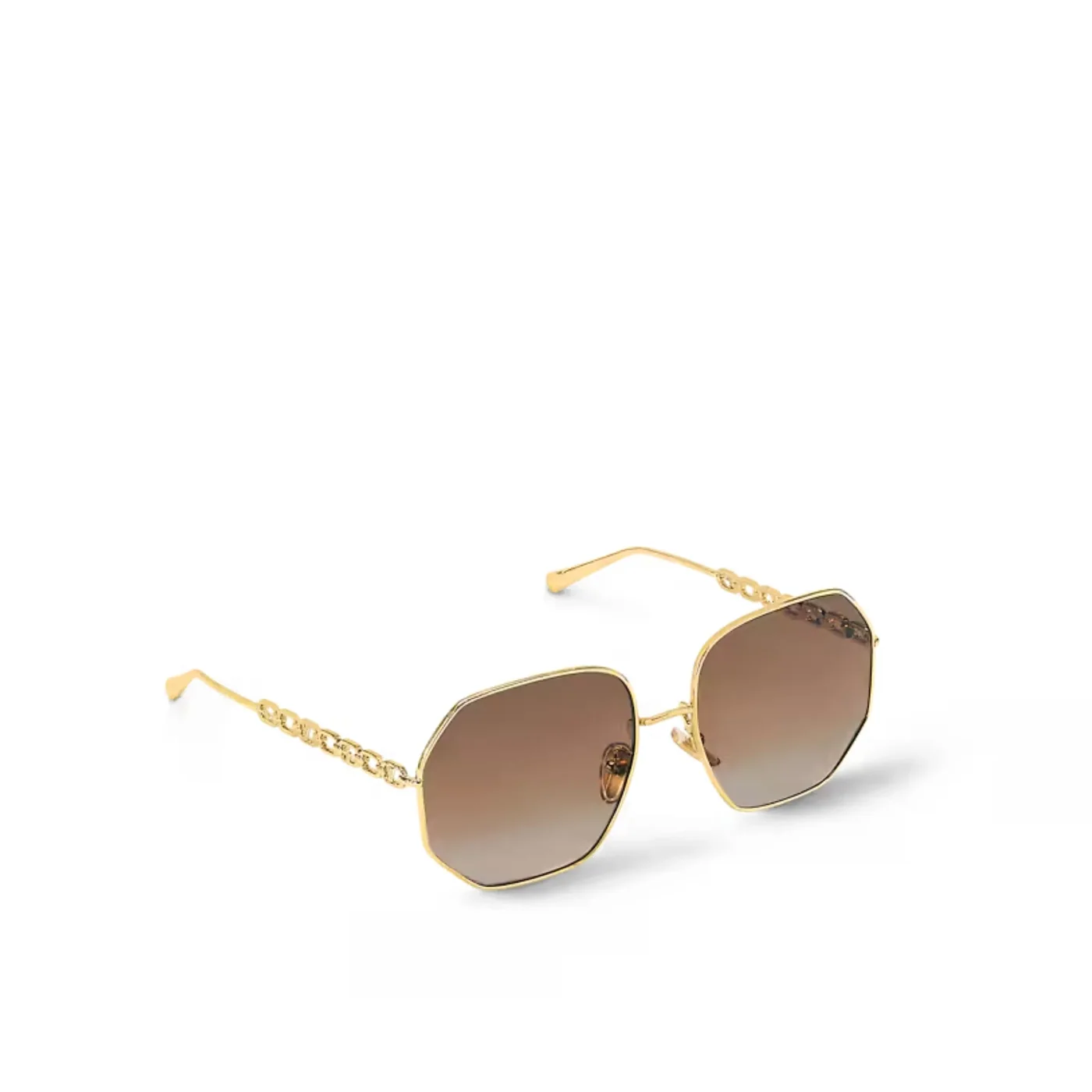 Louis Vuitton My LV Chain Round Sunglasses Gold Louis Vuitton My LV Chain Round Sunglasses Gold