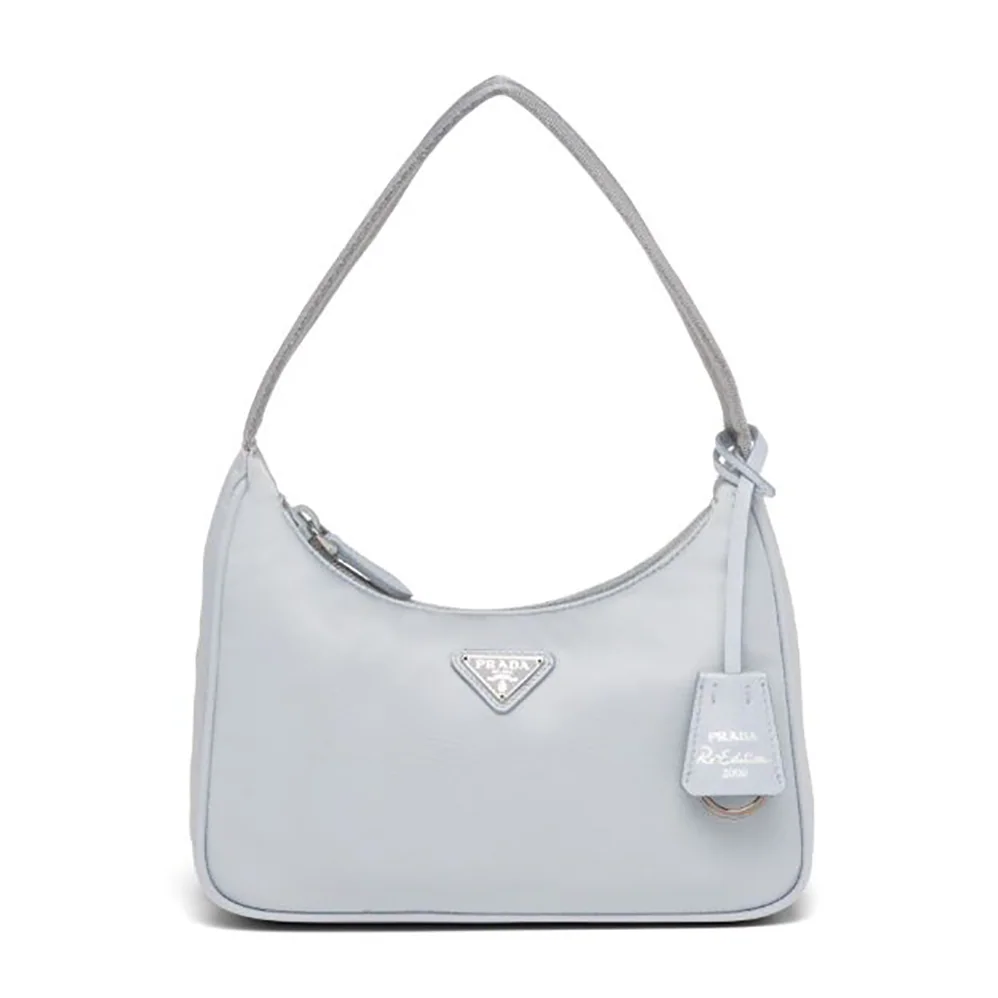 Prada Re-Nylon Re-Edition 2000 Mini-Bag for Women in Silver