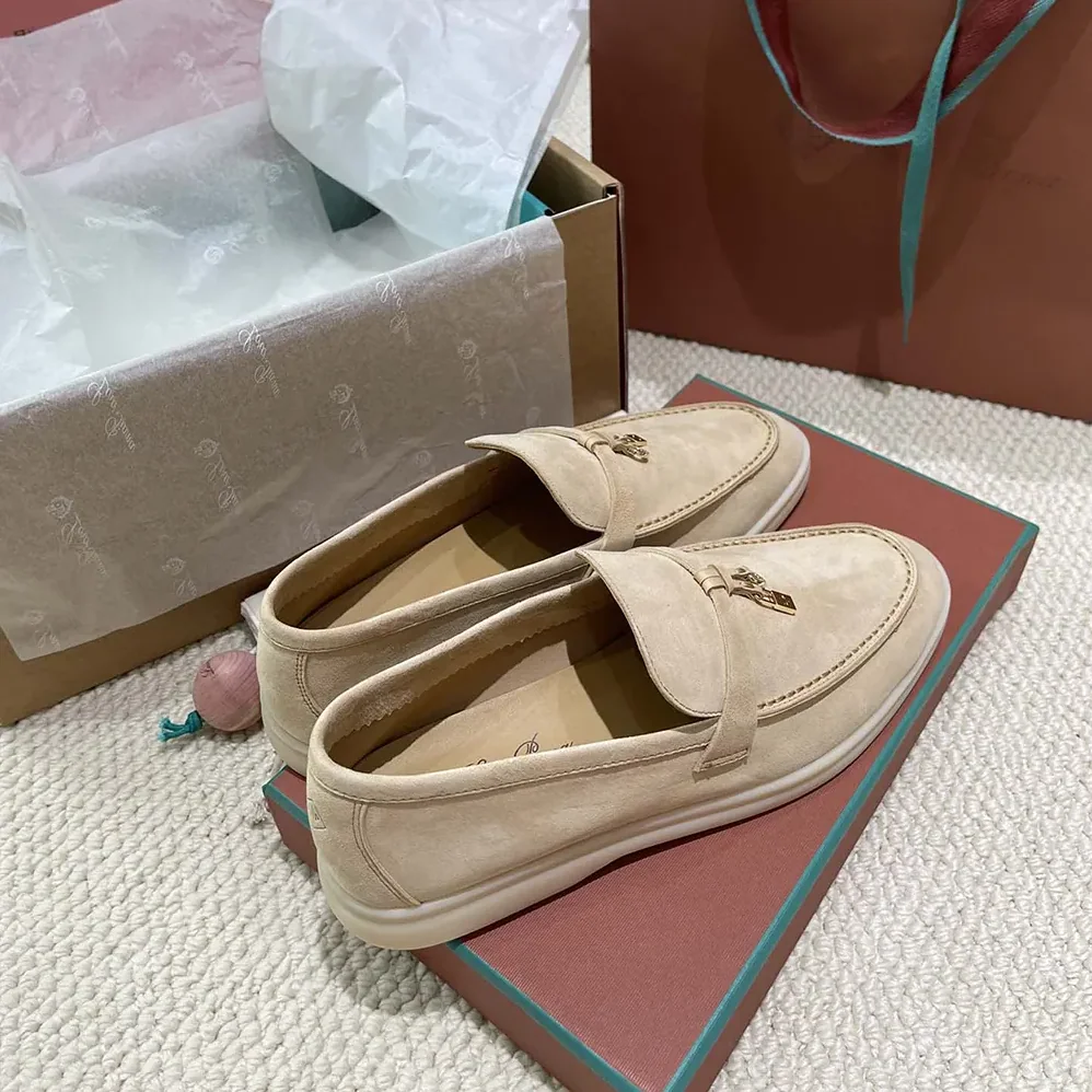 Loro Piana Summer Charms Walk Loafers for Unisex in Natural Loro Piana Summer Charms Walk Loafers for Unisex in Natural