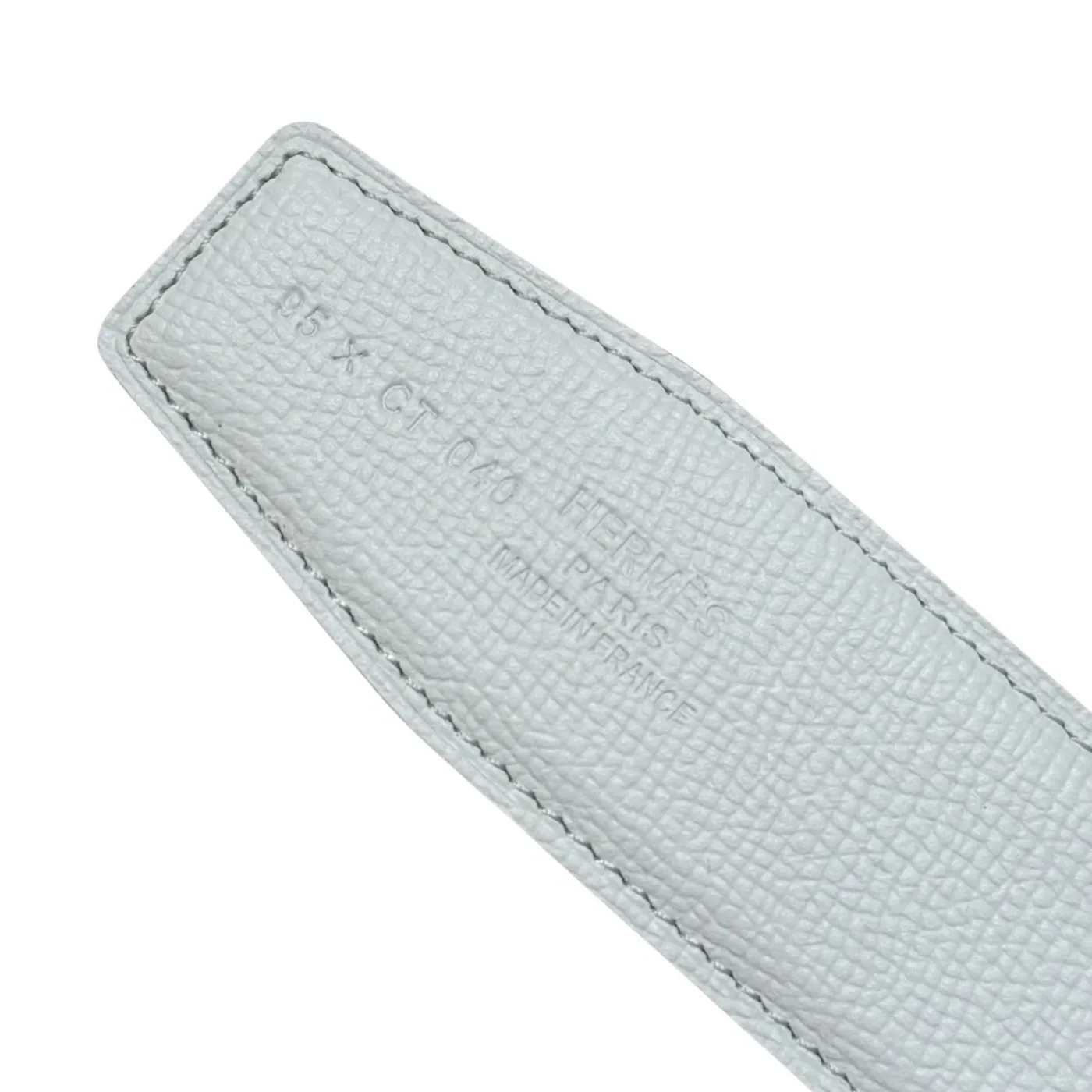 Hermès H-Zip Reversible Belt White & Black Hermès H-Zip Reversible Belt White & Black