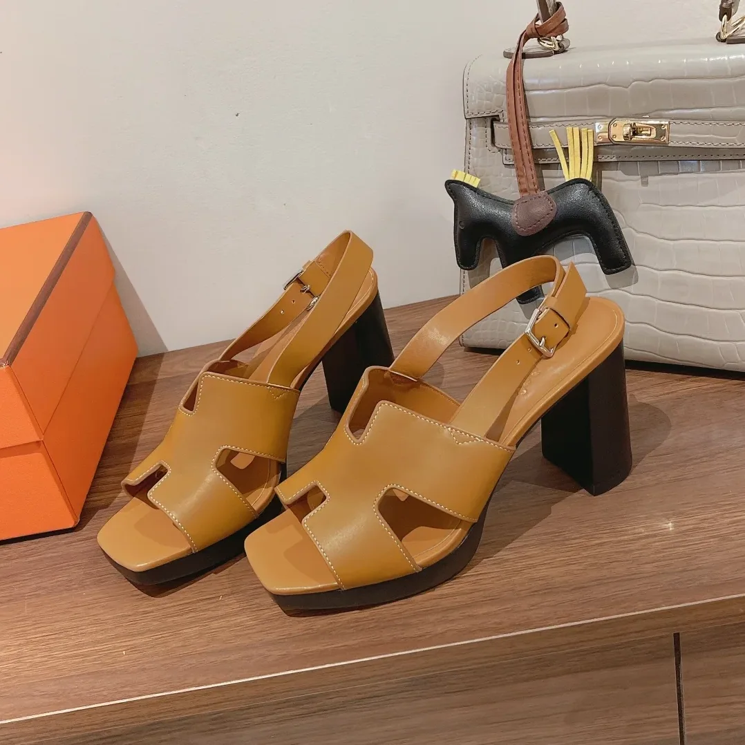 Hermes Eris 90 Sandal Brown Hermes Eris 90 Sandal Brown