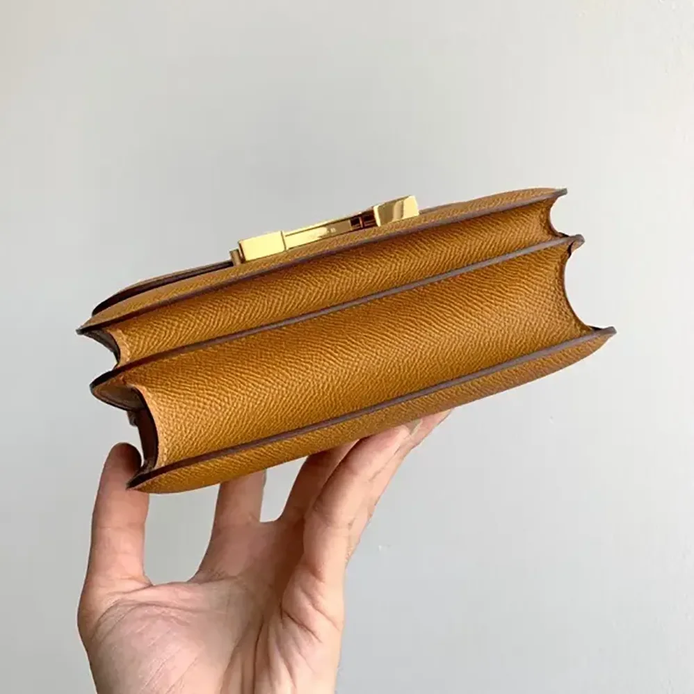 Hermes Constance 18 Bag Epsom Leather for Women in Brown/Gold Hermes Constance 18 Bag Epsom Leather for Women in Brown/Gold
