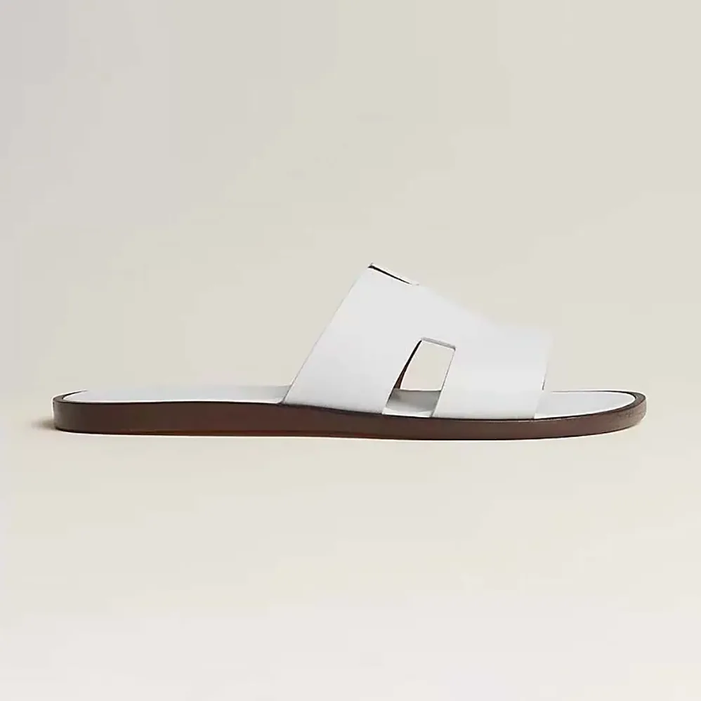 Hermes Izmir Sandal for Unisex in White
