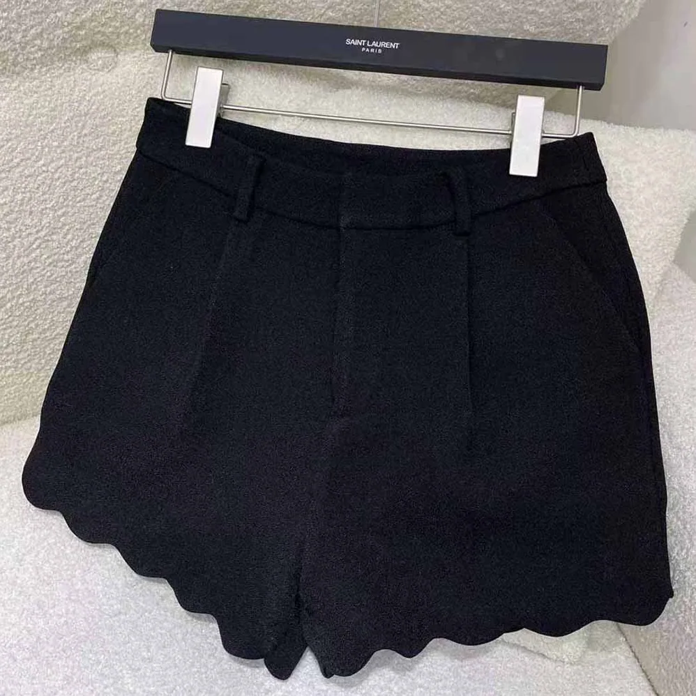 Saint Laurent YSL Mini Shorts in Boucle Tweed for Women