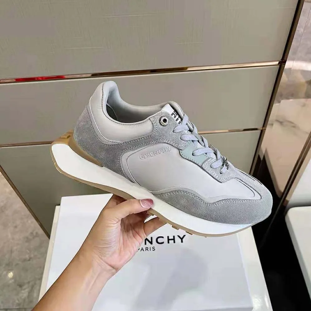 Givenchy Giv Runner Sneakers in Suede Leather and Nylon for Men Givenchy Giv Runner Sneakers in Suede Leather and Nylon for Men