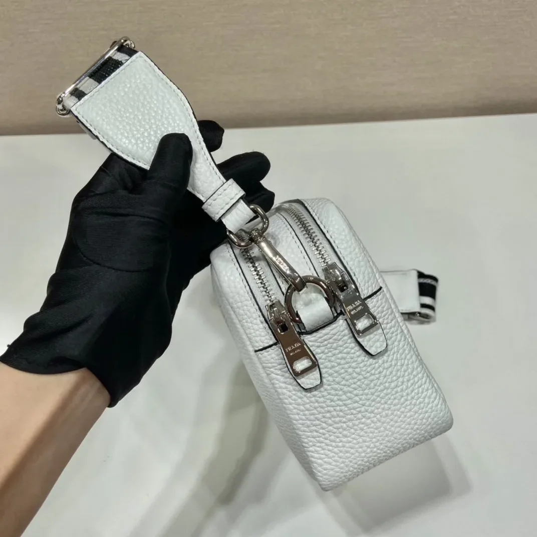 Prada Bag With Shoulder Strap White Prada Bag With Shoulder Strap White