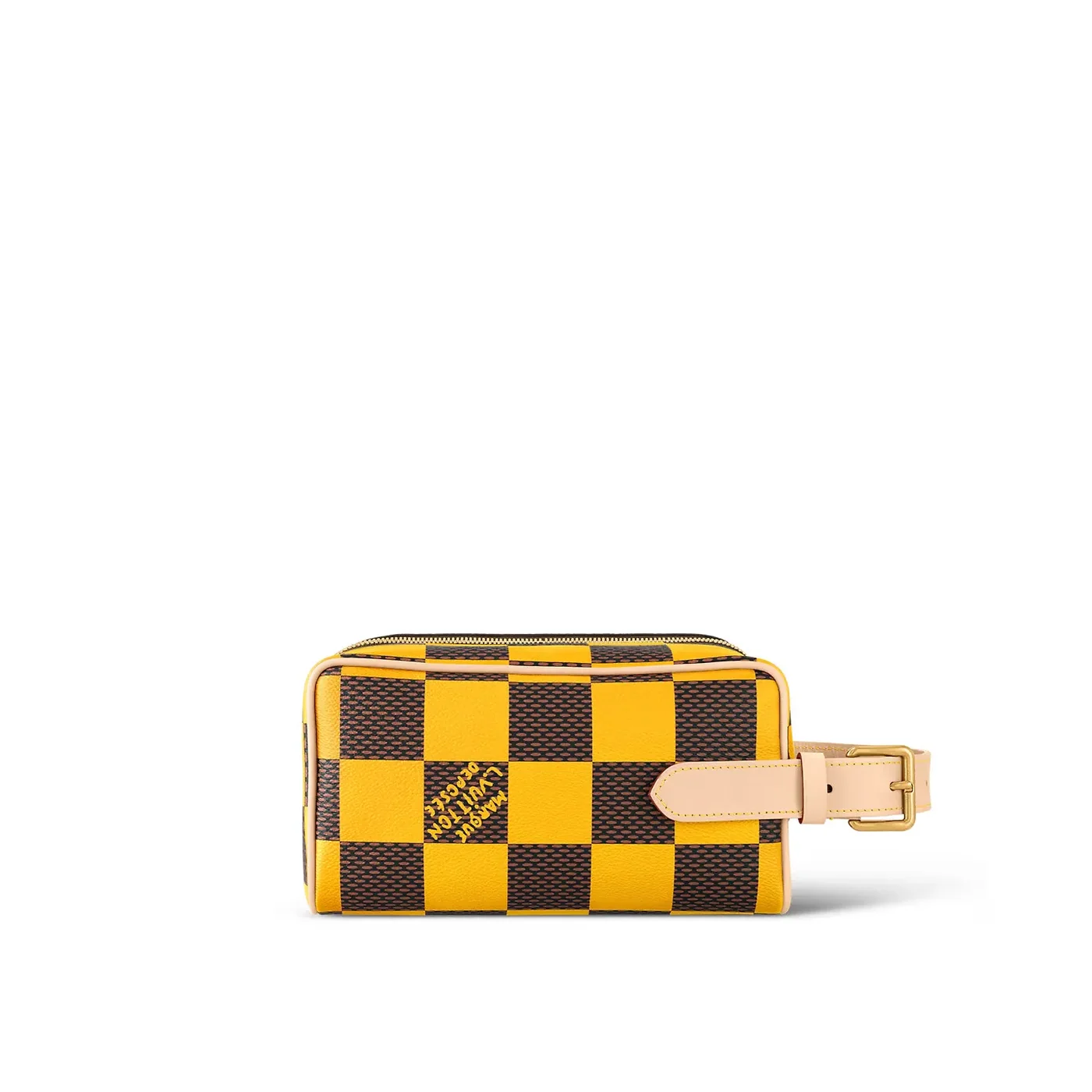 Louis Vuitton Locker Dopp Kit Yellow 9.1 Inches/ Louis Vuitton Locker Dopp Kit Yellow 9.1 Inches/