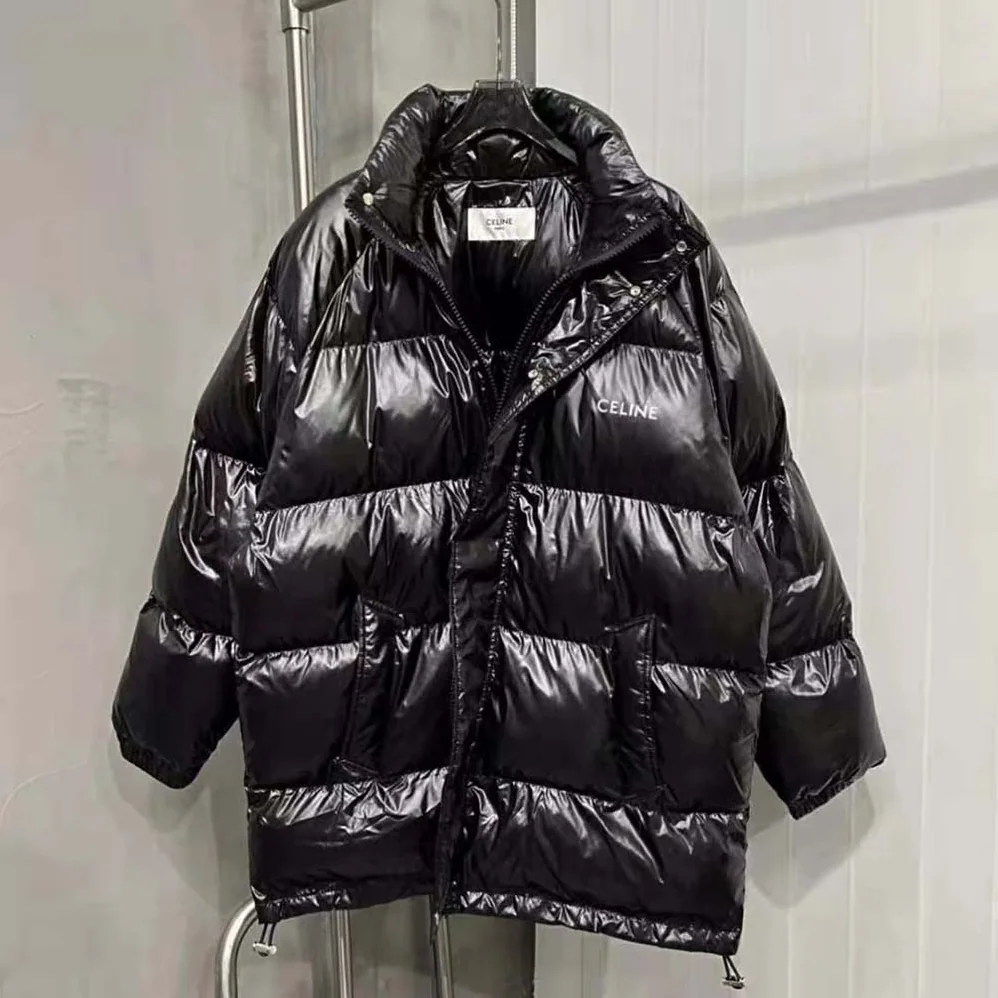 Celine Parka in Lightweight Nylon for Women in Black Celine Parka in Lightweight Nylon for Women in Black
