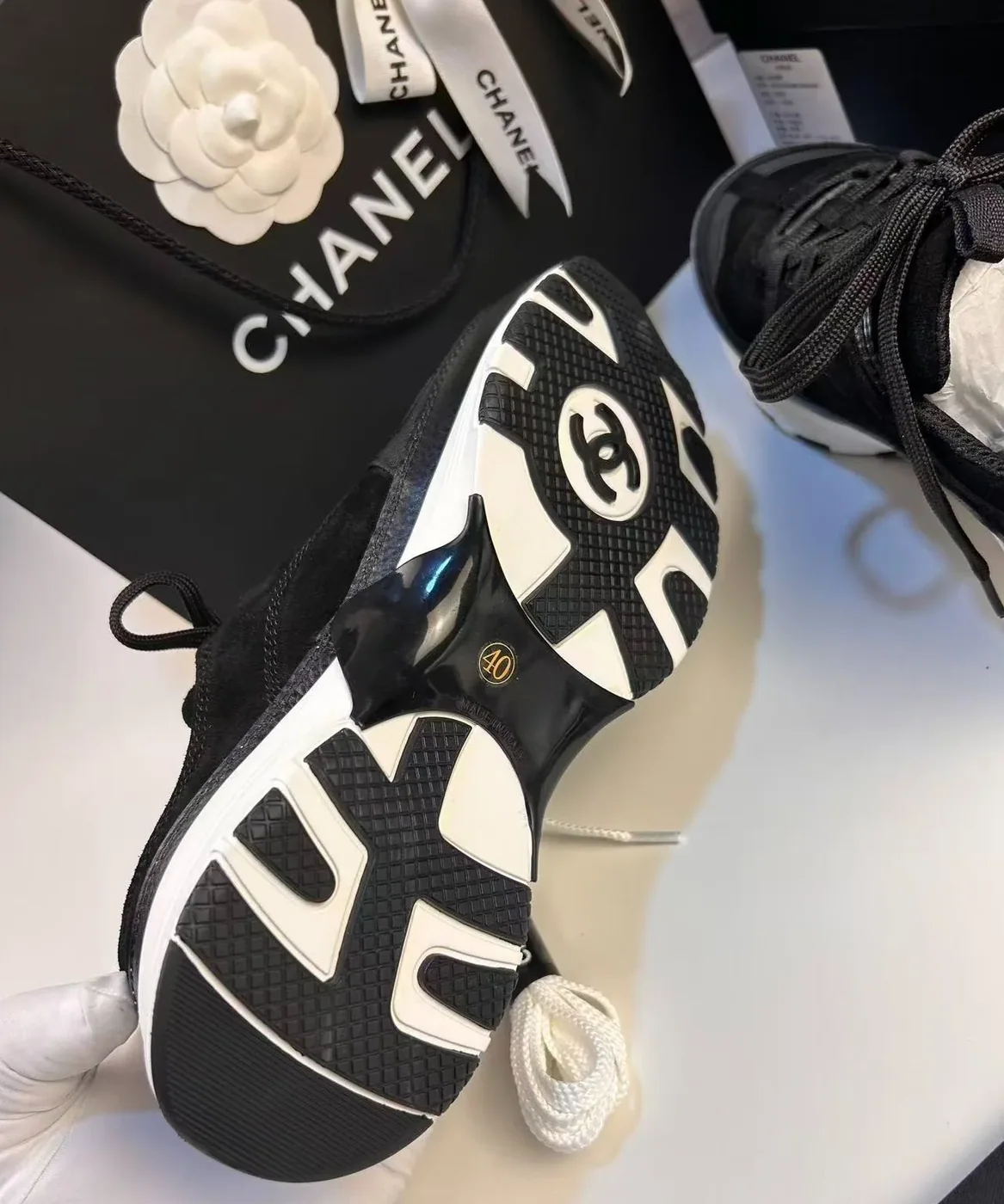 Chanel Trainers In Black