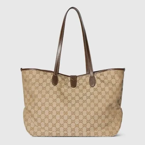 Gucci Jackie Medium Tote Bag / Sand/ Dark Brown Gold Hardware Gucci Jackie Medium Tote Bag / Sand/ Dark Brown Gold Hardware