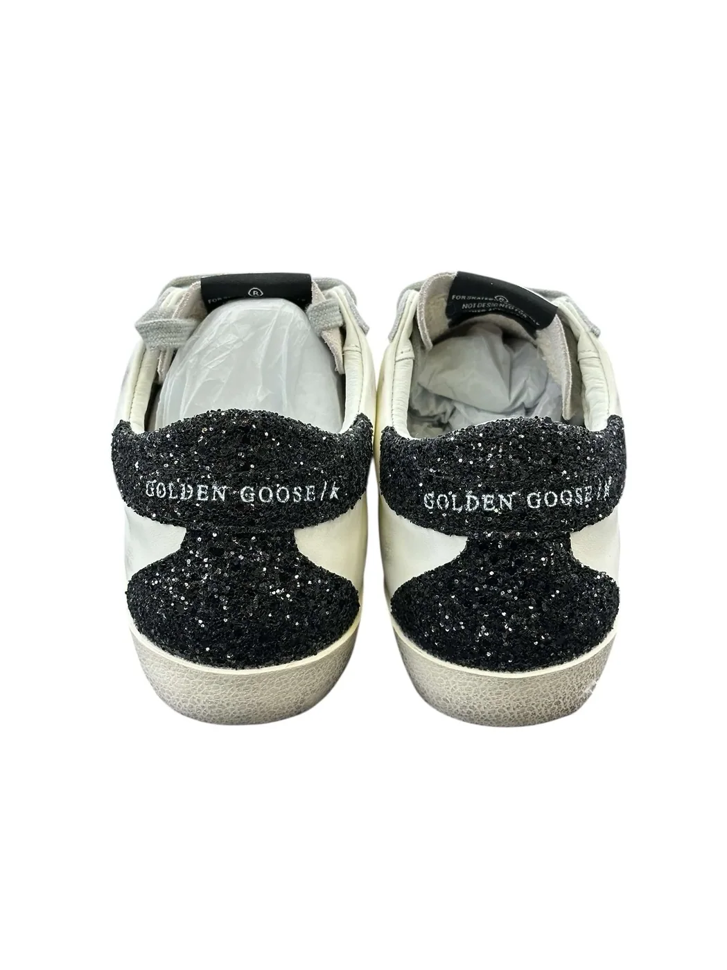 Super-Star with suede star and black heel tab
