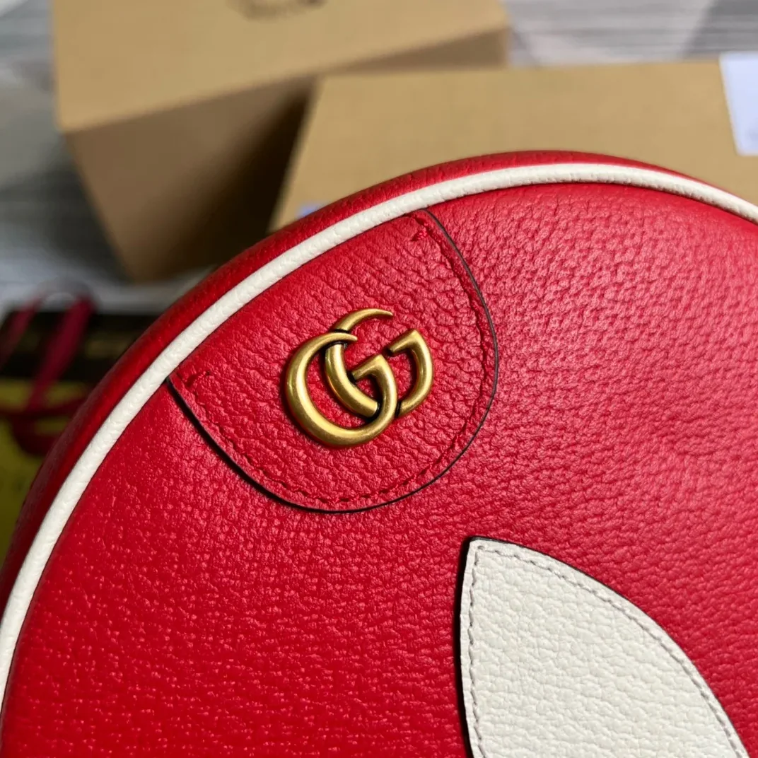 Gucci x Adidas Ophidia Shoulder Bag Red