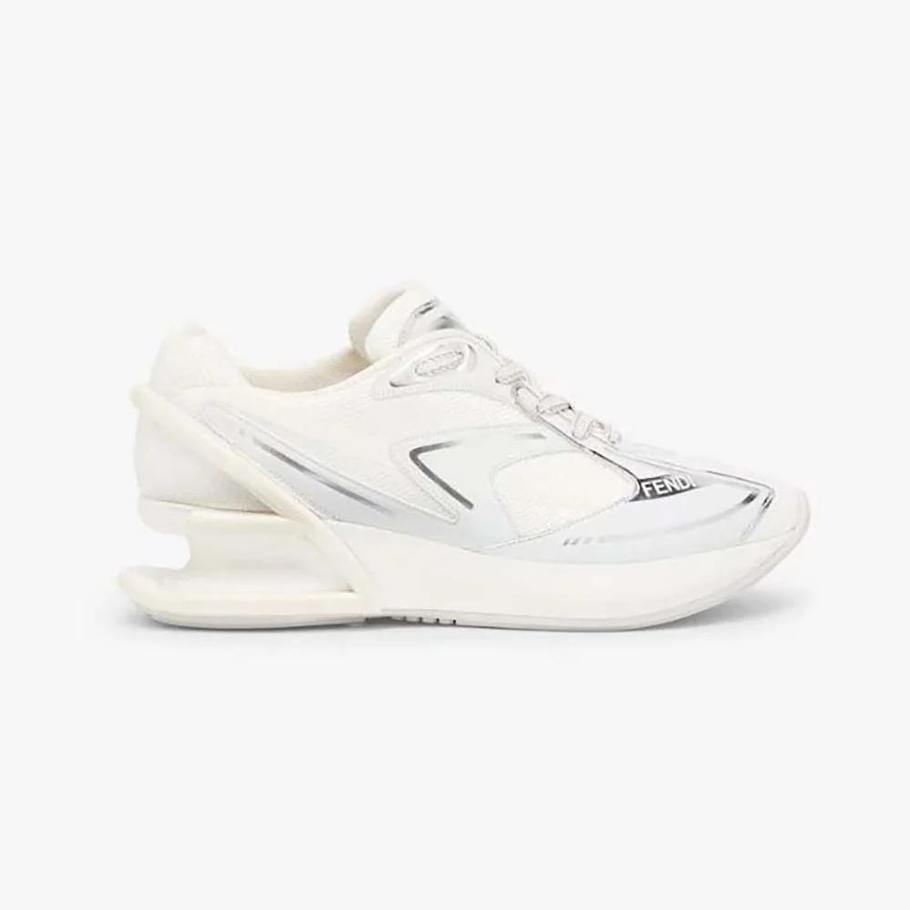 Fendi First 1 White Fabric Running Shoes for Women