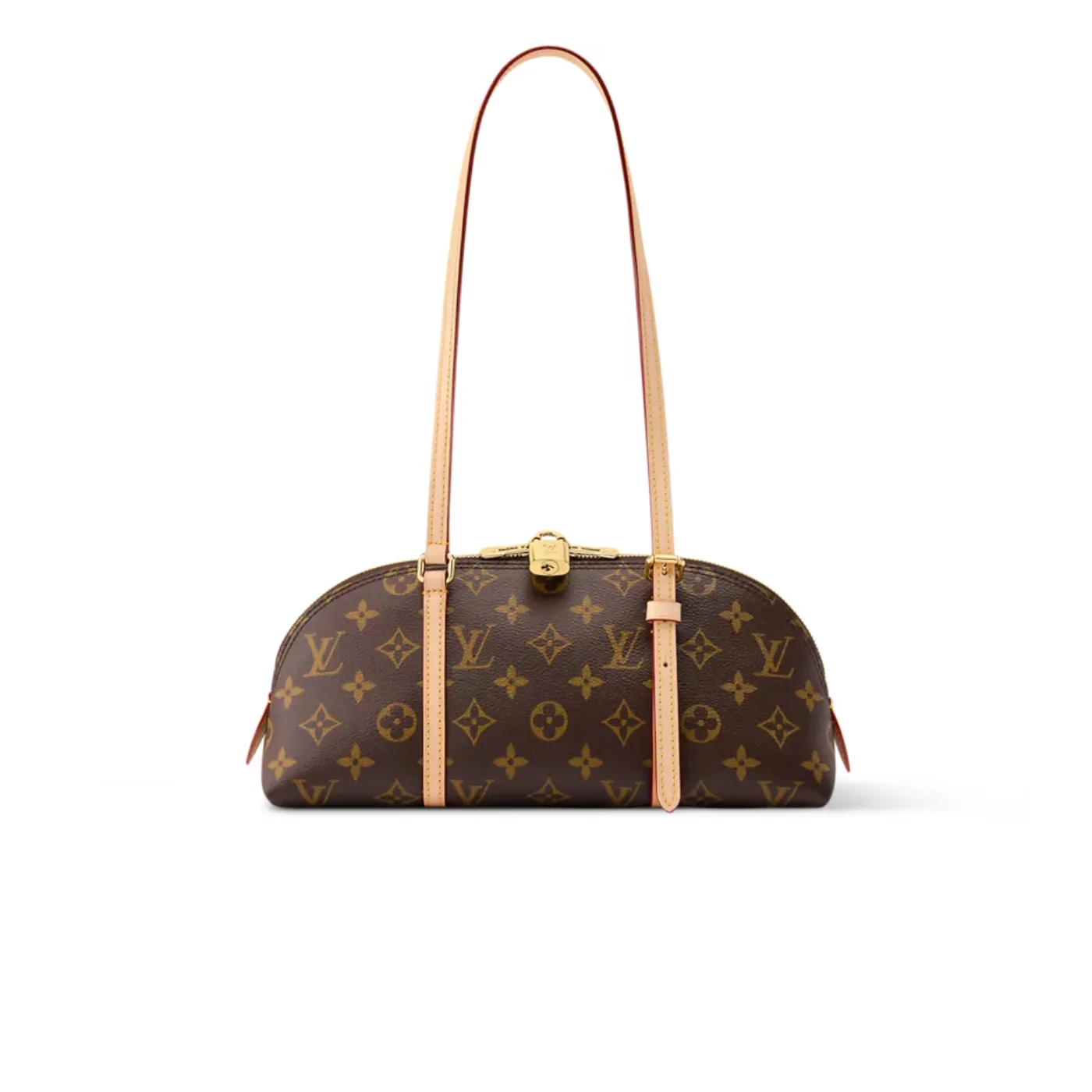 Louis Vuitton Squire East West Shoulder Bag in Monogram Gold Hardware