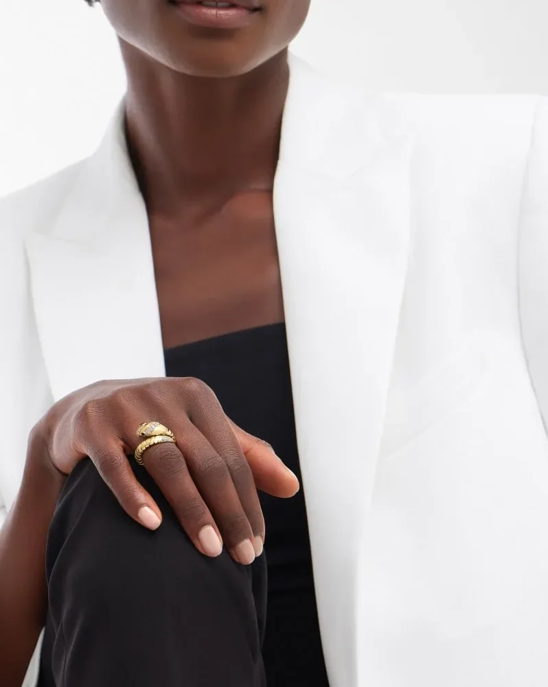 Bvlgari Serpenti Tubogas Ring Yellow Gold
