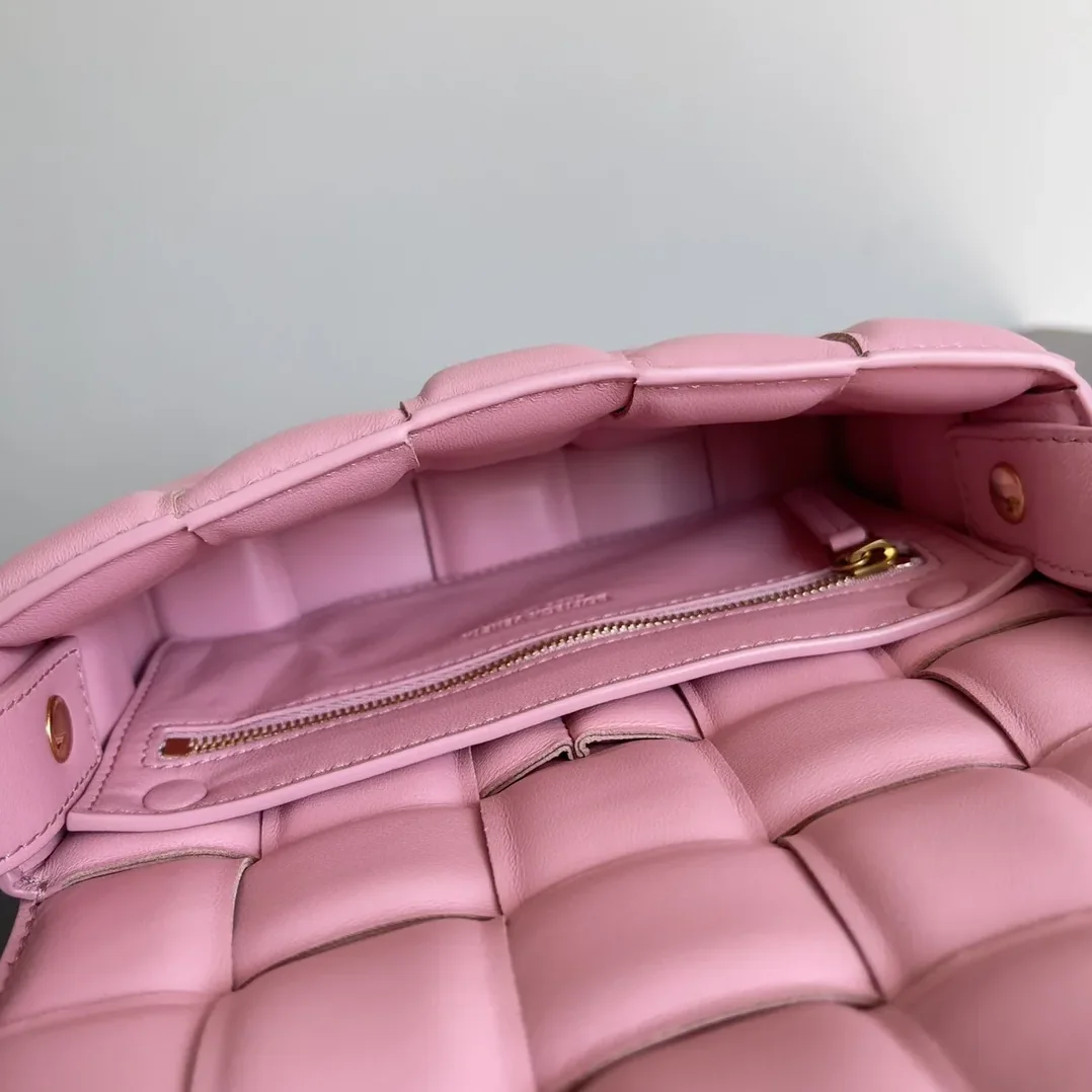 Bottega Veneta Small Padded Cassette Pink Bottega Veneta Small Padded Cassette Pink