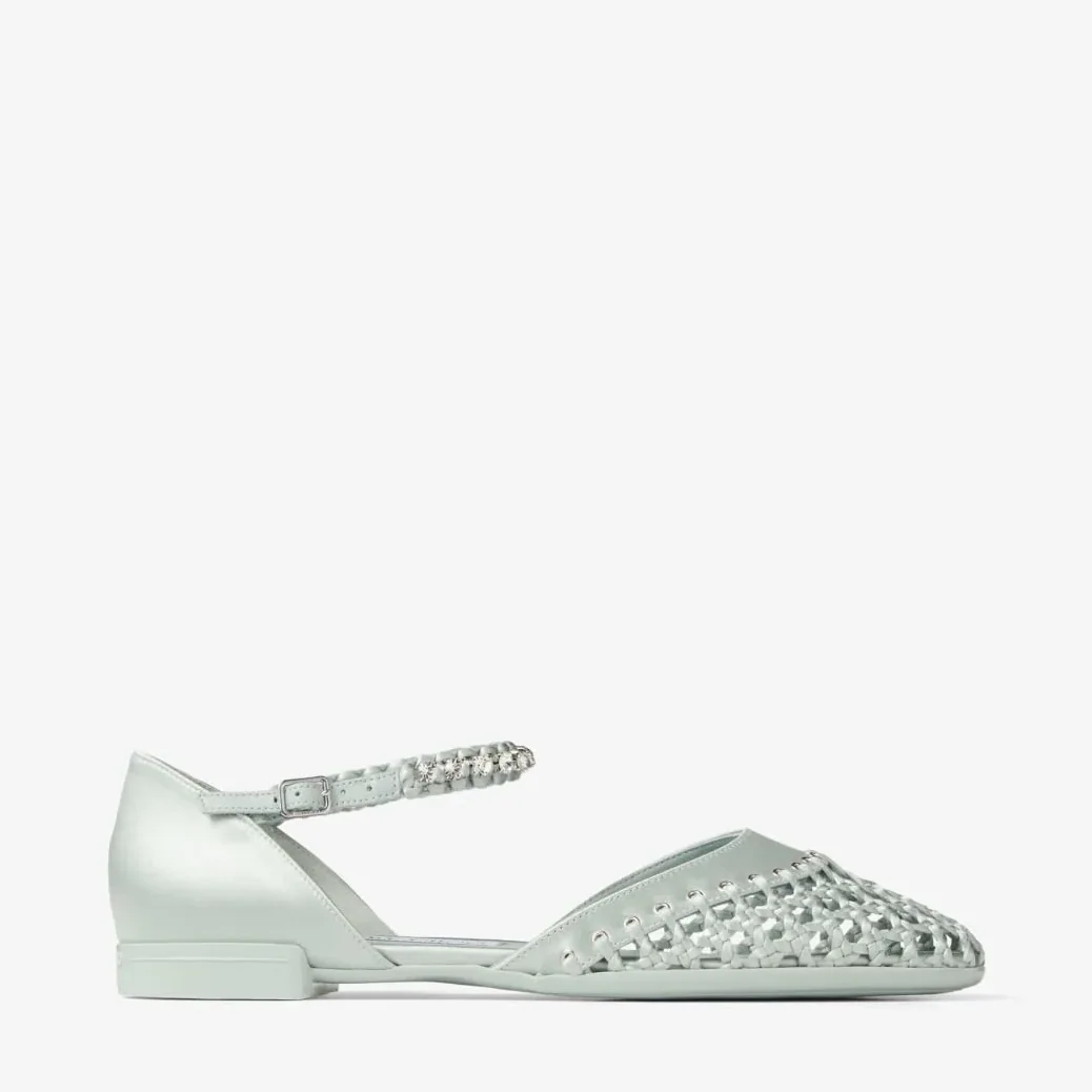Jimmy Choo Dila Ballerina Light Verde DILABALLERINAHDJ Jimmy Choo Dila Ballerina Light Verde DILABALLERINAHDJ