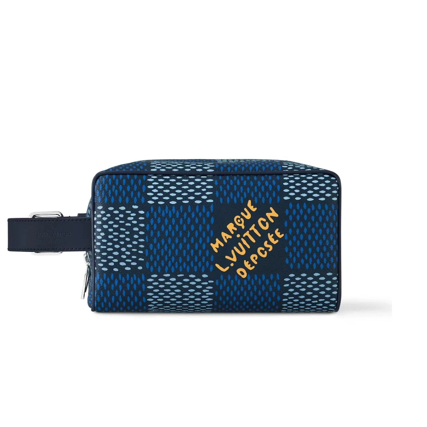 Louis Vuitton Locker Dopp Kit Blue 9.1 Inches/