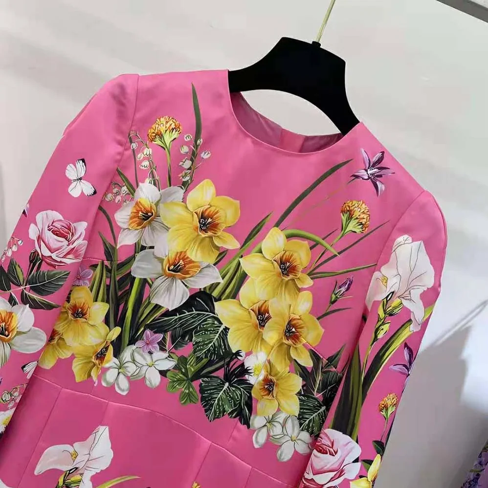Dolce Gabbana D&G Rabbit for Women in Print Charmeuse Midi Dress Dolce Gabbana D&G Rabbit for Women in Print Charmeuse Midi Dress