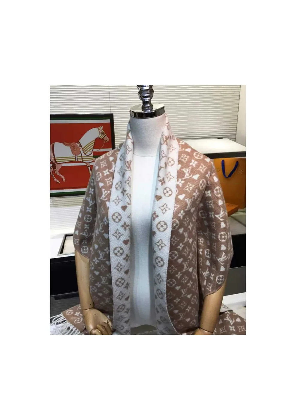 Louis Vuitton Game On Scarf Brown Louis Vuitton Game On Scarf Brown